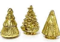 Champagne Mercury Glass Tree, 6 In , 6In & 5In