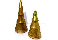 Champagne Mercury Glass Tree, 16 In & 11In
