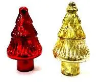 Red & Champagne Mercury Glass Tree, 6. In