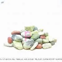 Watermarked Polished Pastel Pebbles