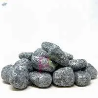 Watermarked Polished Spotted Grey Pebbles