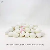 Polished White Pebbles