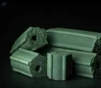 hexagonal shape ( coconut shell charcoal)