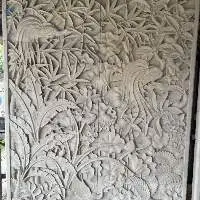 Sculpture, wall stone sculpture