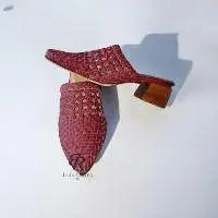 Woven Leather Heels