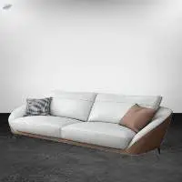Versa Luxury Leather Upholstered Sofa Set