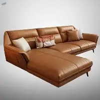 Glanza Modern Luxury L Shaped Sofa Set
