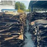 Dried cowhides