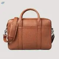 The Captain Brown Leather Briefcase