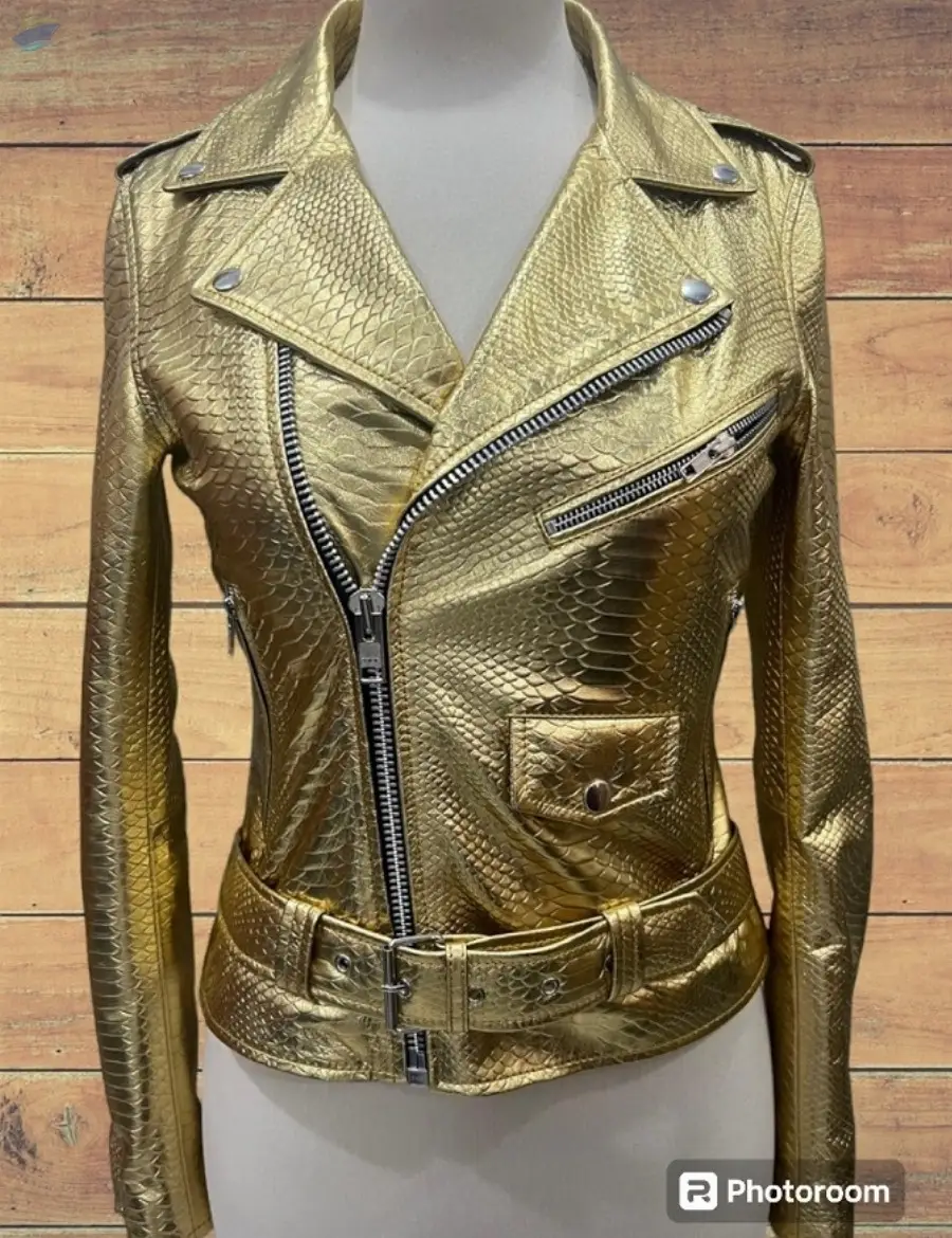 Golden Snack Scohe Ladies Biker Jacket