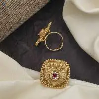 Gold Plated Brass Rings