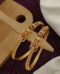 Premium Quality Gold Plated Brass Bangles