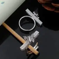Fancy Highly Plated Antique Butterfly AD Ring