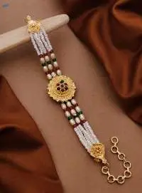 High Gold Plated Rajvadi Bracelet