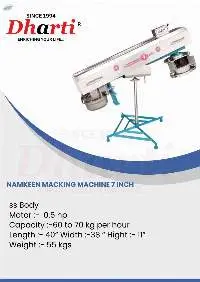 Namkeen Machine 7 Inch