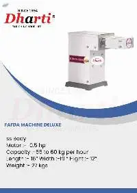 Fafda Machine Deluxe