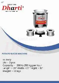 Potato Slicer Machine