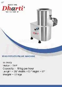 Potato Piller 10 Kg