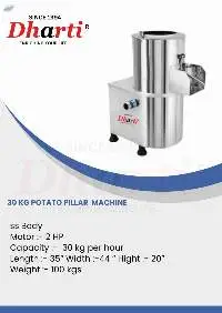 30 Kg Potato Peelar Machine
