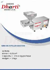 mini oil expeller machine