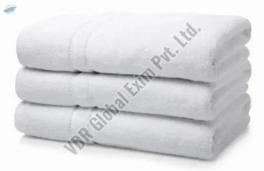 White Bath Towel