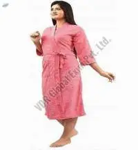 Ladies Cotton Bathrobe
