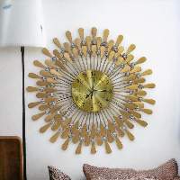 Crystal Metal Wall Clock