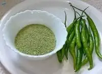 Dehydrated Green Chilli Powder