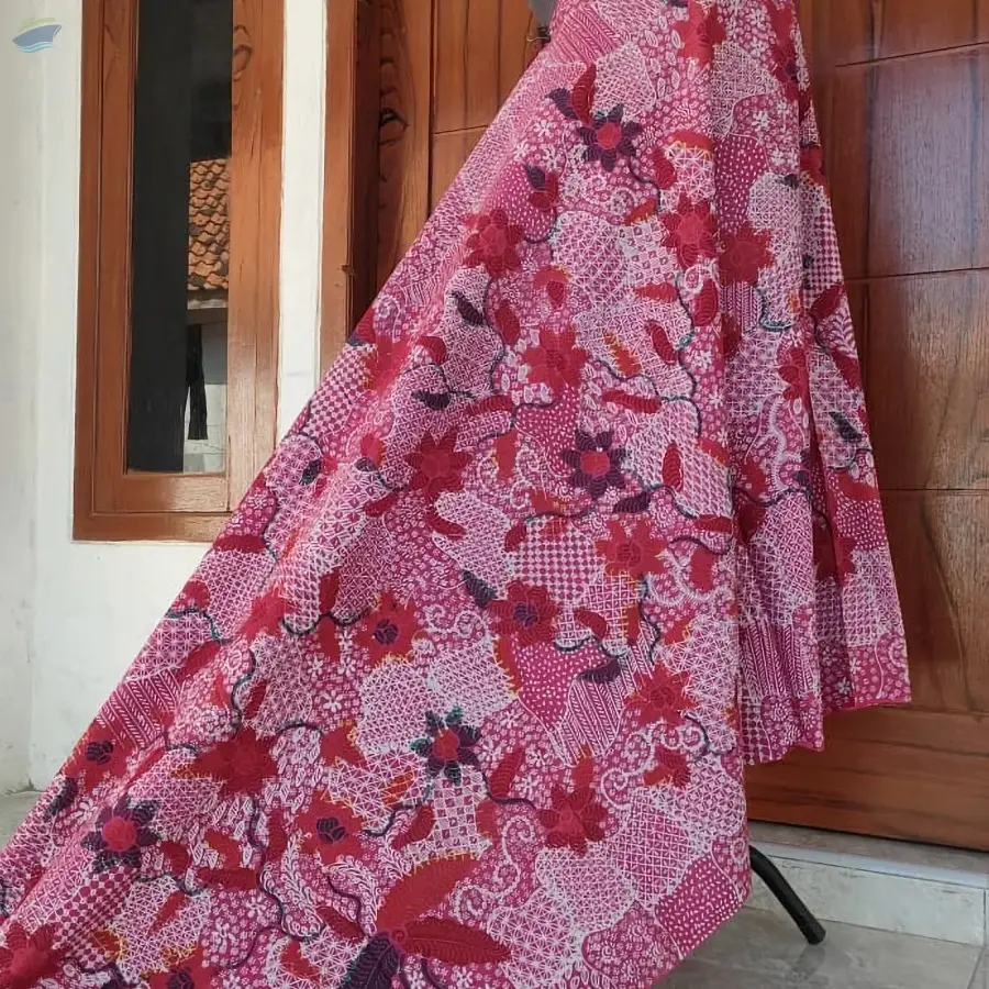 Traditional Madurese Geometric Flower Batik