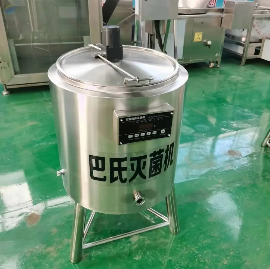Commercial milk pasteurizer