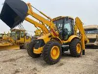JCB 4CX backhoe loader wheel