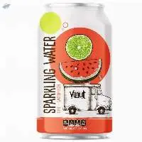VINUT Canned Sparkling Water Lime