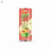 Beauty Aloe Vera Drink With Peach Juice