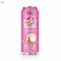 Sparkling Pure Coconut Water With Strawberry