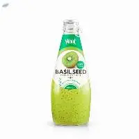 Basil Seed Drink With Kiwi Juice