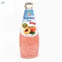 290ml Vinut Basil Seed Drink With Peach Flavor