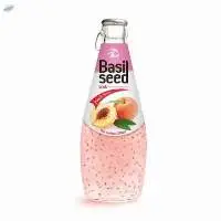 290ml Vinut Basil Seed Drink With Peach Flavor