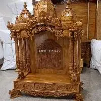 Handcrafted Wooden Temple