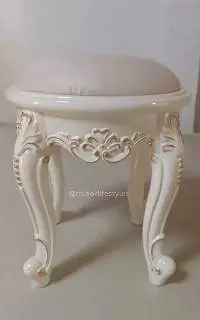 Artisan Hand Carved Stool
