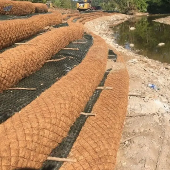 Eco Coir Logs for Erosion Control