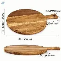 Pizza Plate Teak Wood