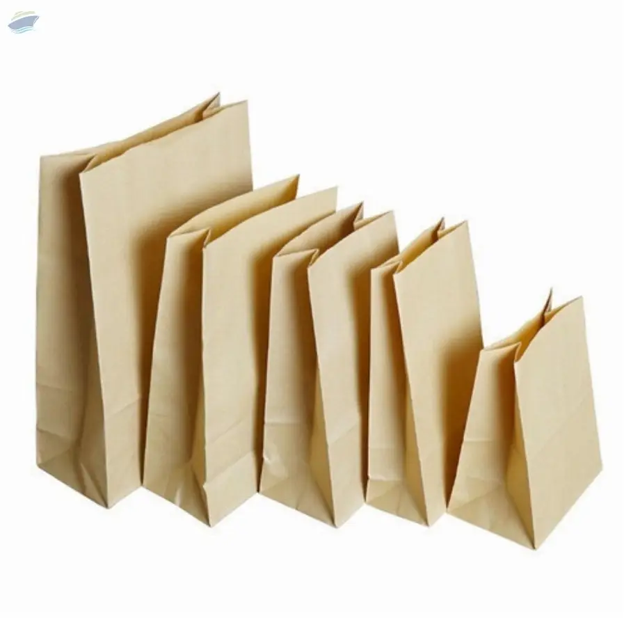 Flat Bottom Brown Paper Bag
