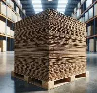 Brown/White Double Wall Cardboard Sheet