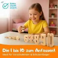 Filapen - Montessori number blocks 62 pieces