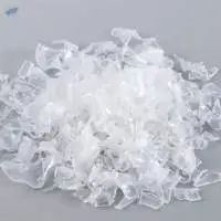 Pet Bottle Scrap Flakes White Recycled Pet Resin