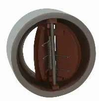 Cast Steel Dual Check Valve Retainerless Design