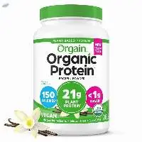 Organic Vegan Protein Powder, Vanilla Bean