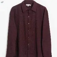 Burgundy Drop Shoulder Shirt