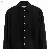 Knit Black Classic Shirt