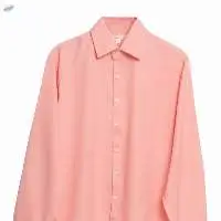Pink Textured Crepe Shirt
